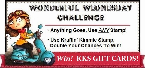 Kraftin Kimmie Wednesday Challenge Graphic with Banner any stamp 1.3